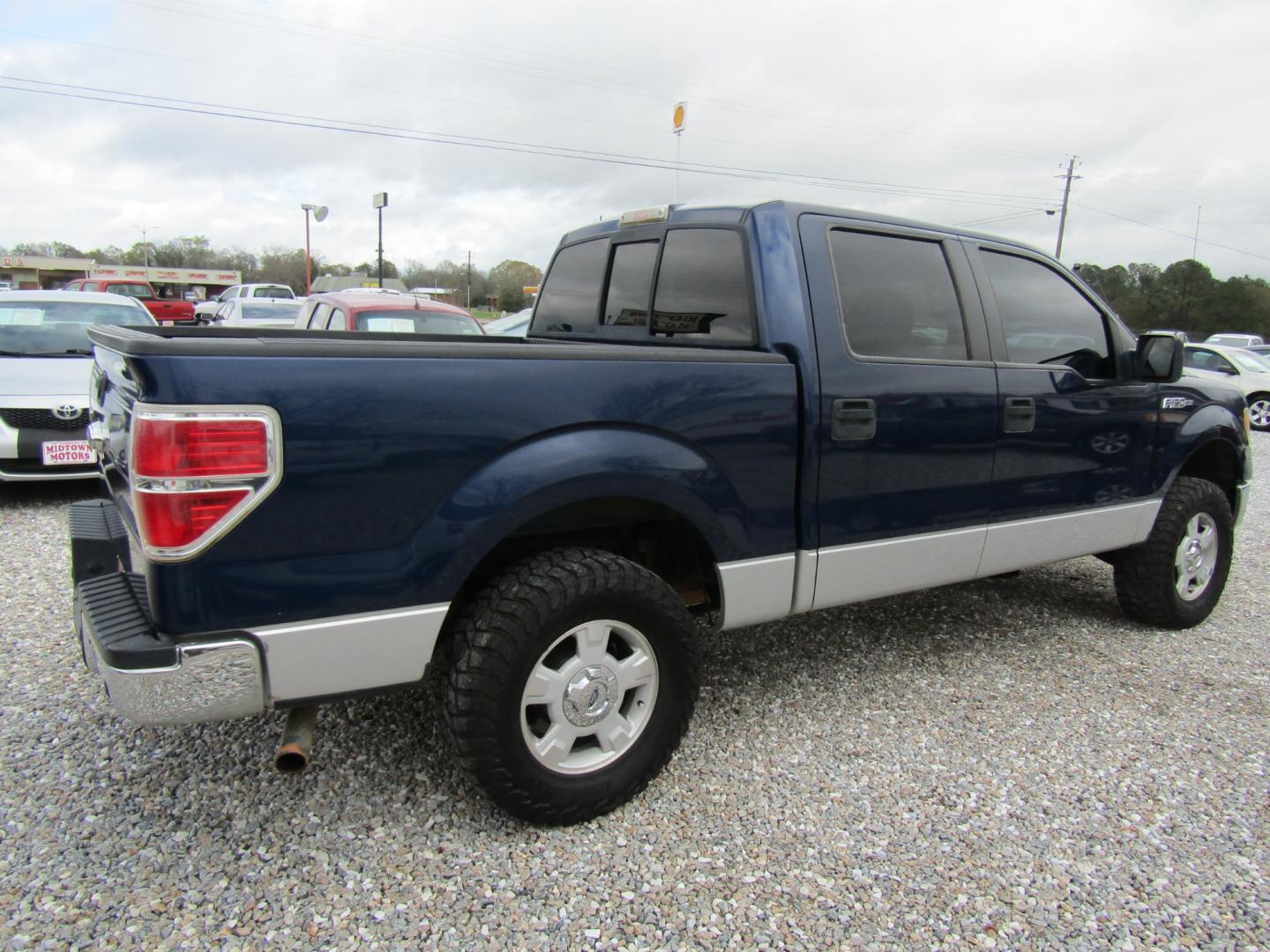 2010 Blue /Tan Ford F-150 Lariat SuperCrew 5.5-ft. Bed 2WD (1FTEW1C88AF) with an 4.6L V8 SOHC 24V engine, Automatic transmission, located at 15016 S Hwy 231, Midland City, AL, 36350, (334) 983-3001, 31.306210, -85.495277 - Photo#7